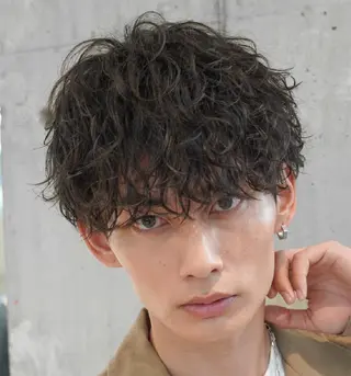 パーマ メンズ 仙台フェザーパーマ/ fifth/遠藤楓雅のヘアスタイル