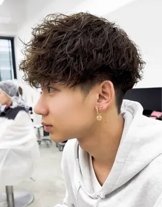 パーマ メンズ メンズ特化⚡️三村 彰吾⚡️カットパーマのヘアスタイル