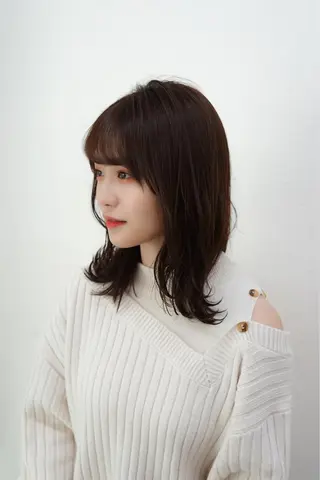 ミディアム ツイスパ/シャドウ 矢吹俊大郎のヘアスタイル