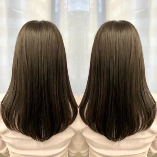 セミロング カラー 天野 涼のヘアスタイル