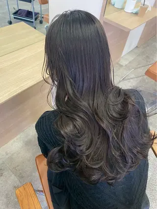 ロング 透明感カラー🩵 /MIHOのヘアスタイル