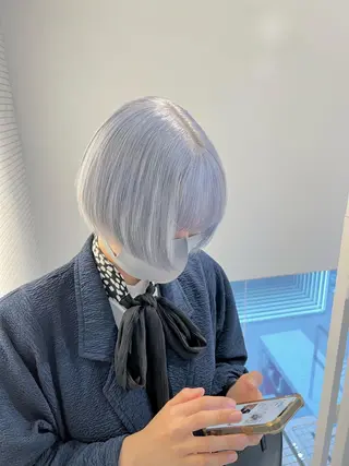 ショート カラー 【韓国ヘア・ネイル】 HINATA🍒のネイルデザイン