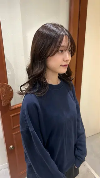 セミロング カラー Kasumi /伏見 /髪質改善/ロングのヘアスタイル