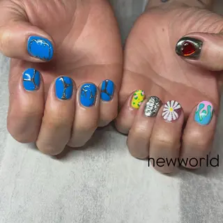 ネイル NEW WORLD所属・Ayu 🪐NEWWORLDのネイルデザイン