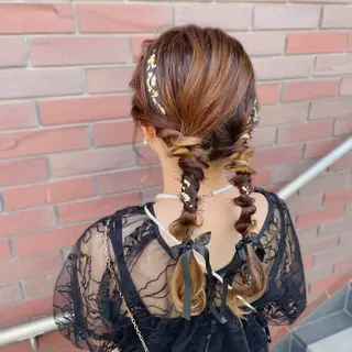 ロング ヘアアレンジ 古沢 みづきのヘアスタイル