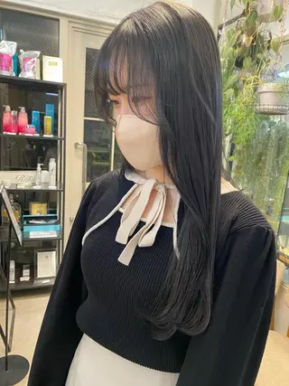 ロング カラー ヘアアレンジ 縮毛矯正/カラー ✨️Mariamuのヘアスタイル