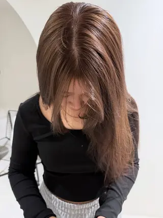 カラー fab.所属・檜 果歩のヘアスタイル