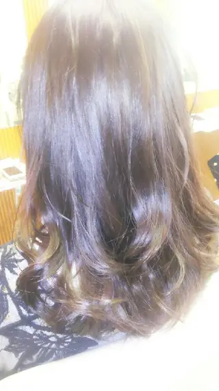 セミロング カラー 脇田 雄大のヘアスタイル