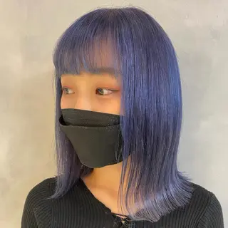 ミディアム カラー デザインカラー/パー マ🦖外岡咲希🦖のヘアスタイル