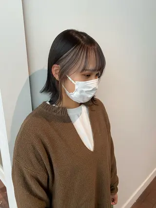 ミディアム カラー CURIO/南船場 /RIN💈🍎のヘアスタイル