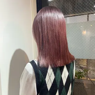 カラー Lamana所属・透明感カラー/ 加瀬たまものヘアスタイル