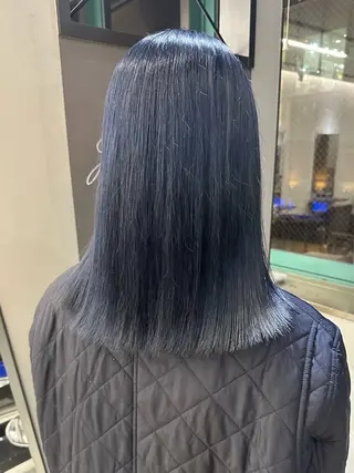 ミディアム カラー GiseL博多 HiROEのヘアスタイル