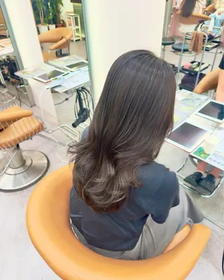 ロング カラー 矯正/艶髪/レイヤー /ボブ/桒山航季のヘアスタイル