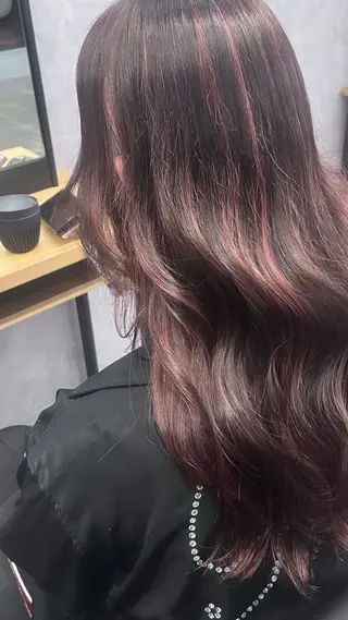 ロング カラー 熊谷 有紗のヘアスタイル