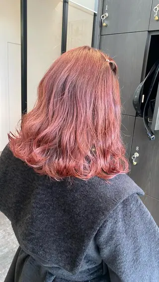 ミディアム カラー 💗ガーリーヘア🎀 saki💗のヘアスタイル