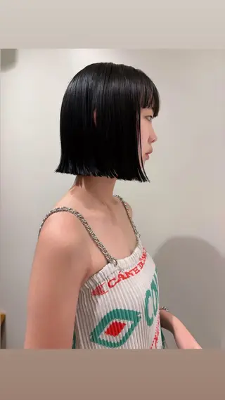 ミディアム 森田 博樹のヘアスタイル