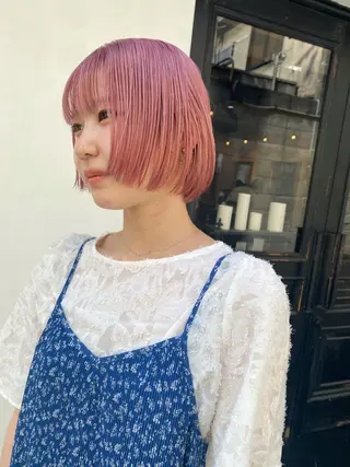ショート カラー tonari 梅田、中崎町のヘアスタイル