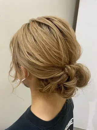 ミディアム 平野 優奈のヘアスタイル