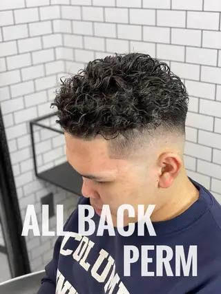 ショート パーマ メンズ TOP by threenine所属・🔥メンズ特化🔥 谷口力哉のヘアスタイル