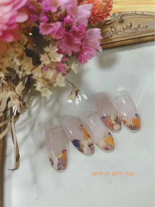 ネイル arm in arm ︎✿Yamamotoのマツエク・マツパデザイン