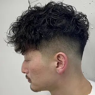 ショート パーマ メンズ 立川/メンズパーマ 厚進太郎のヘアスタイル