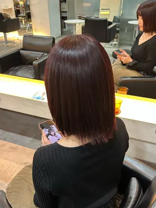 ミディアム 赤み・黄み消し/ 透明感/🍃そうたのヘアスタイル