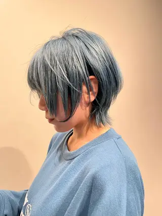 ショート カラー ✨髪質改善/ハイトー ン/艶髪高山のヘアスタイル