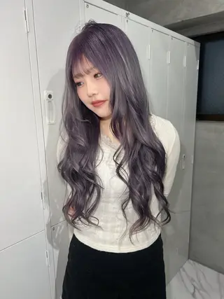 カラー ️💜akari💜 ハイトーン/レイヤーのヘアスタイル