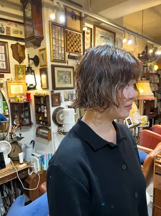 ショート パーマ 🌱洒落てるパーマ 🌱ショート/緒方椋のヘアスタイル