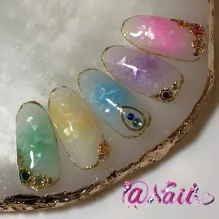 ネイル 小尾 栞のネイルデザイン