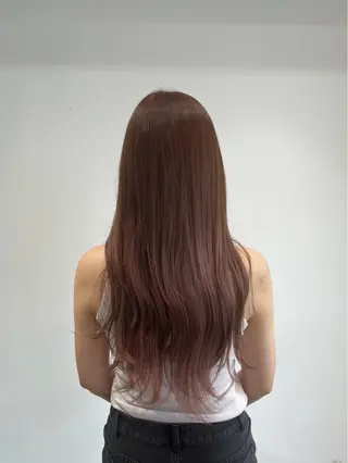 ロング カラー 艶ワンカラー /タイガ🐯のヘアスタイル