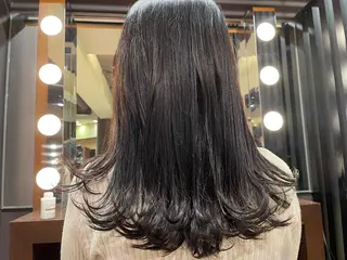 セミロング カラー 小林 大輝のヘアスタイル