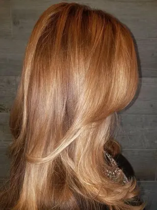 ロング カラー 渋谷 / 暖色カラー ♡ HARUのヘアスタイル