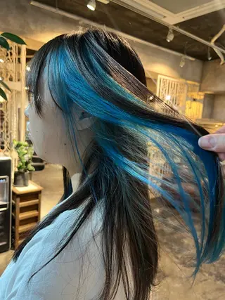 ロング カラー スタジオノル パーマ🌀あやなのヘアスタイル