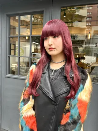 ロング カラー ROCCOeast Rukaのヘアスタイル