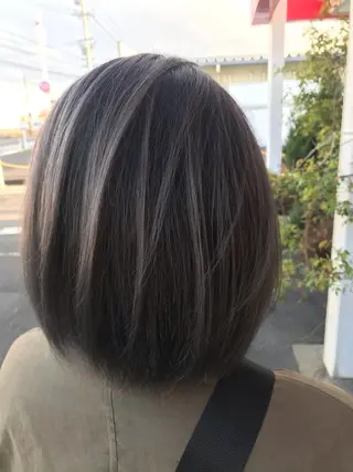 ミディアム 下條 真のヘアスタイル