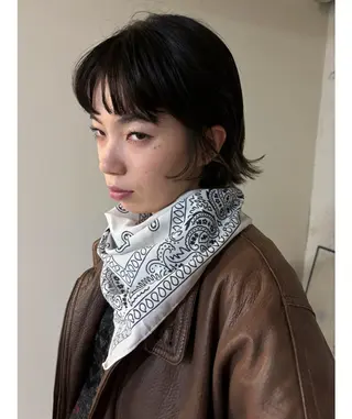 ミディアム ハッシュカット/ MAYAのヘアスタイル