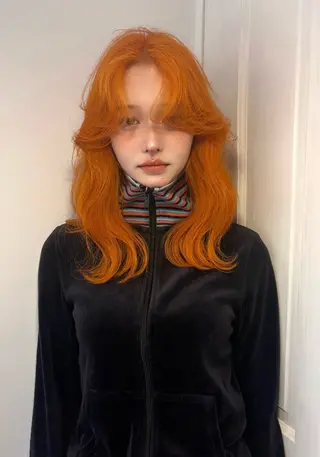 ミディアム Fev YUZUのヘアスタイル