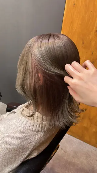ミディアム mer..by hair salon Nido所属・mer.. ゆらのヘアスタイル