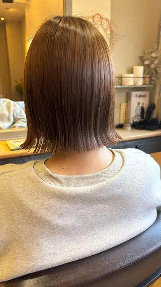 ショート makoto⌇レイヤ ー⌇艶カラー🍒‎のヘアスタイル