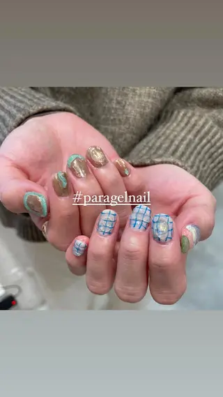 ネイル 淡色ネイル 🎀moeのネイルデザイン