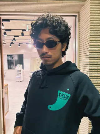 ショート パーマ メンズ パーマ/ラフパーマ /HYOのヘアスタイル