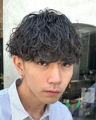 ショート パーマ 11.12月限定割引 fifth前比嘉💥のヘアスタイル