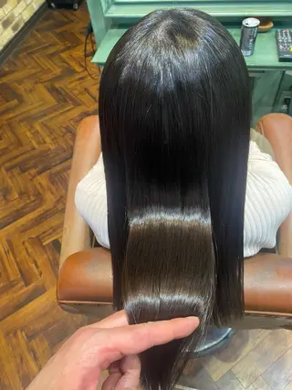 セミロング monan新宿店所属・新宿/髪質改善✨ 透明感カラー/須田のヘアスタイル