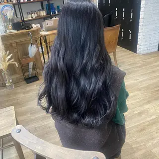 ロング カラー ヘアアレンジ あおい 🍒暖色カラーのヘアスタイル