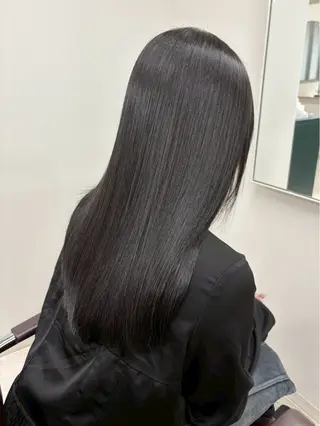 セミロング カラー hachiyama rinaのヘアスタイル