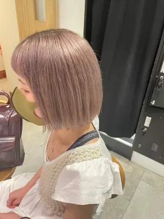 ショート カラー newi梅田🫧韓国 ヘア🫧sakiのヘアスタイル