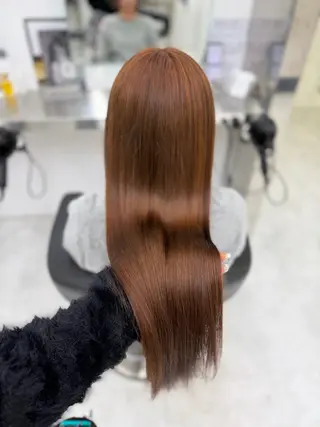 カラー 透ける透明感カラー 🤍anju🎀のヘアスタイル