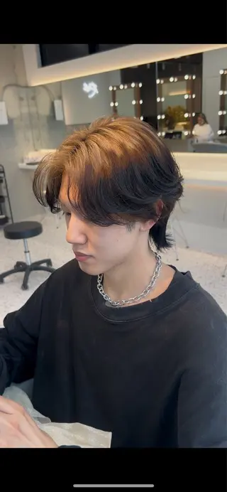 メンズ 🎀透明感ブラウ ンshizuka🎀のヘアスタイル