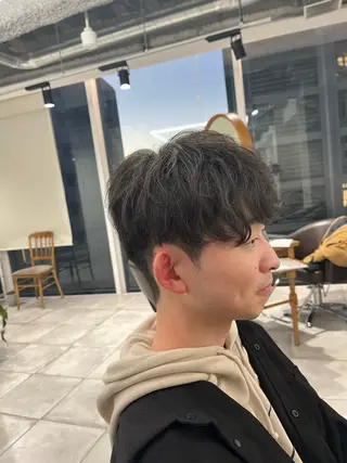 ショート パーマ メンズ 🏆メンズヘア特化 🥇代表りんぺーのヘアスタイル